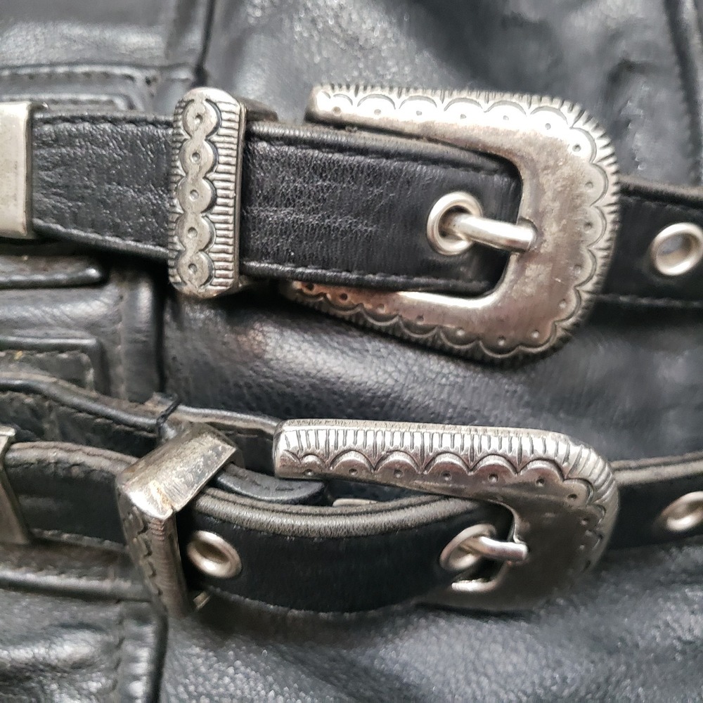 Harley-Davidson Black Leather Biker Jacket - Picture 6 of 15